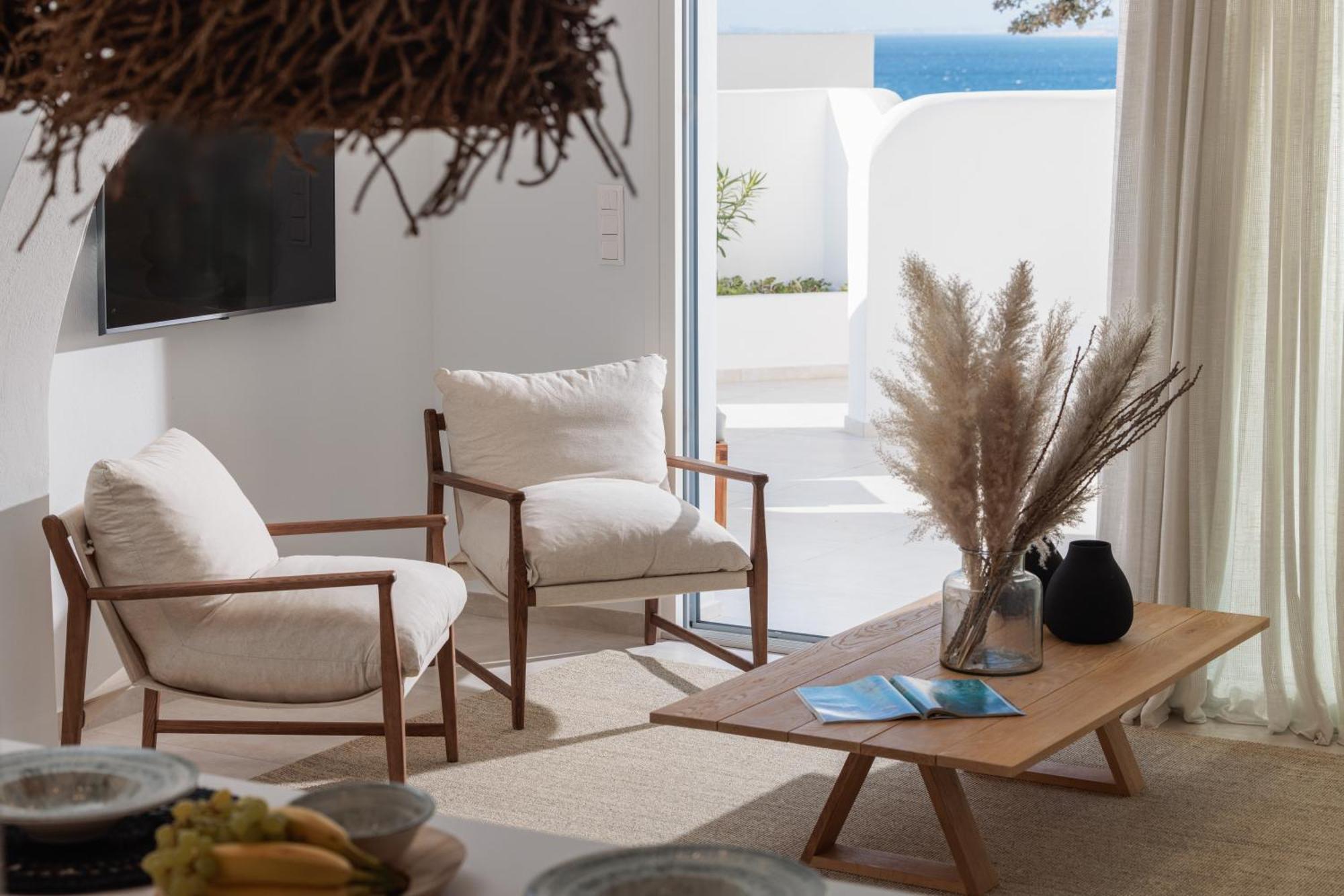 Seanfinity Beachfront Suites Mikri Vigla Camera foto